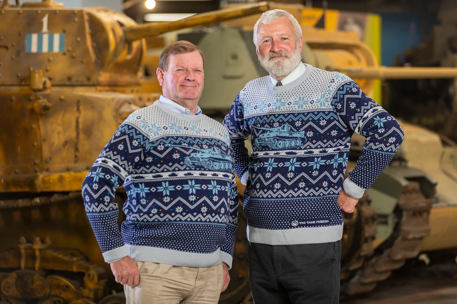 2024 Tank Museum Knitted Christmas Jumper - Image 3
