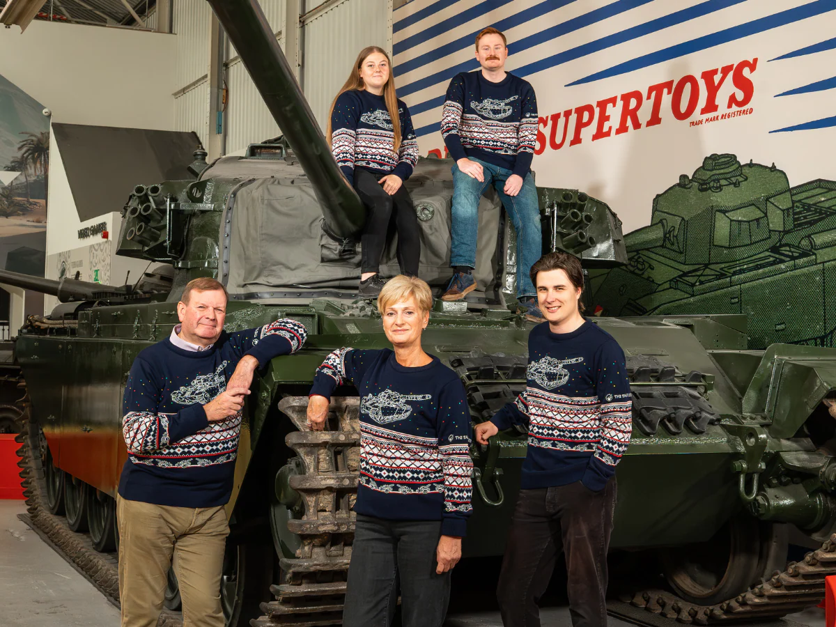 2025 Tank Museum Knitted Christmas Jumper - Image 2