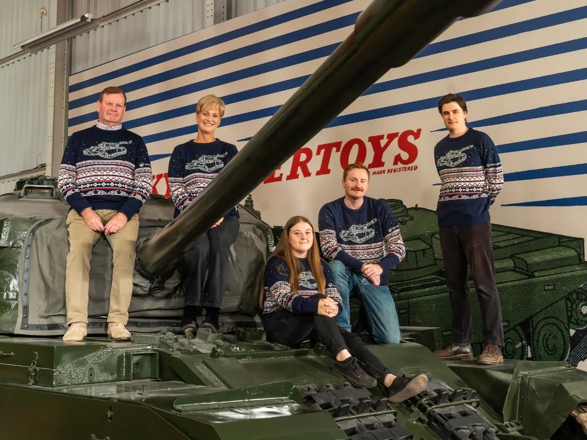 2025 Tank Museum Knitted Christmas Jumper - Image 3