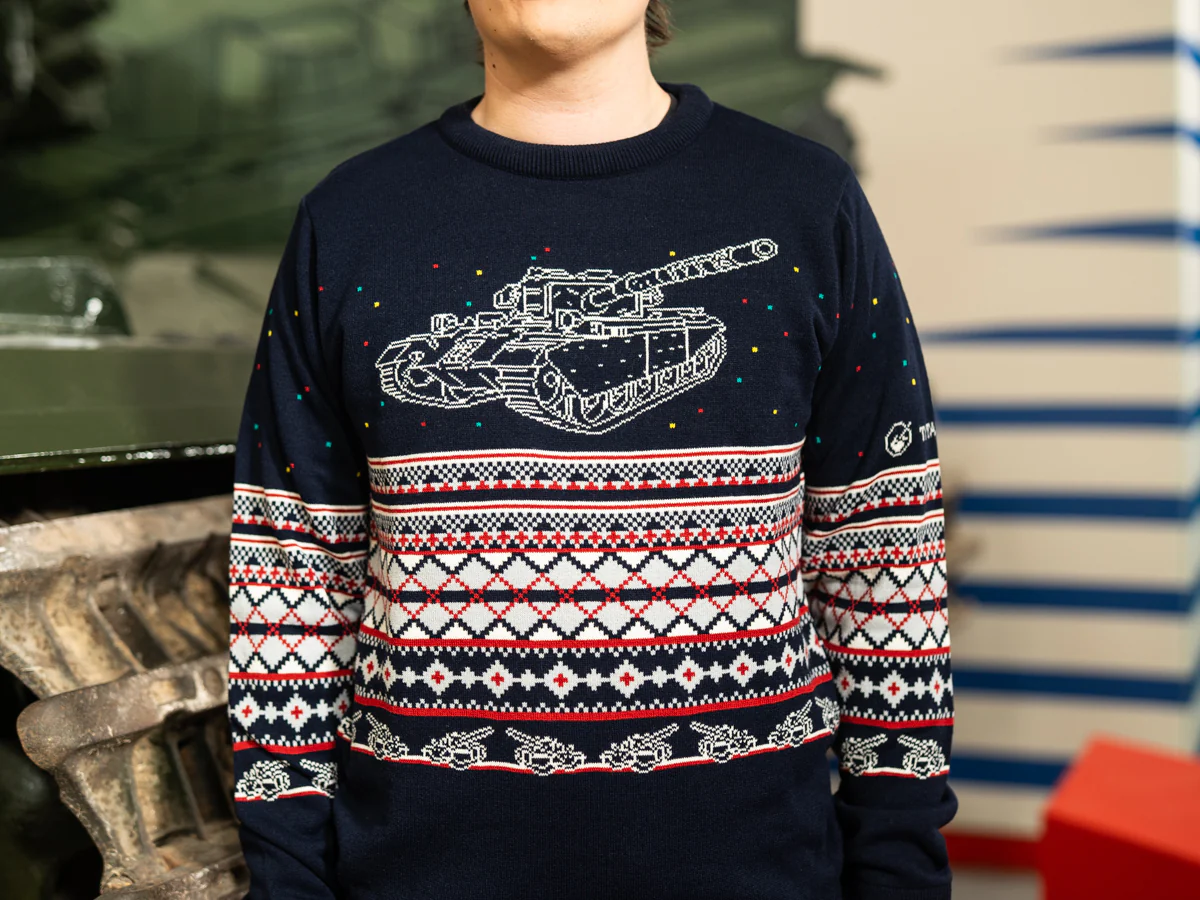 2025 Tank Museum Knitted Christmas Jumper - Image 5