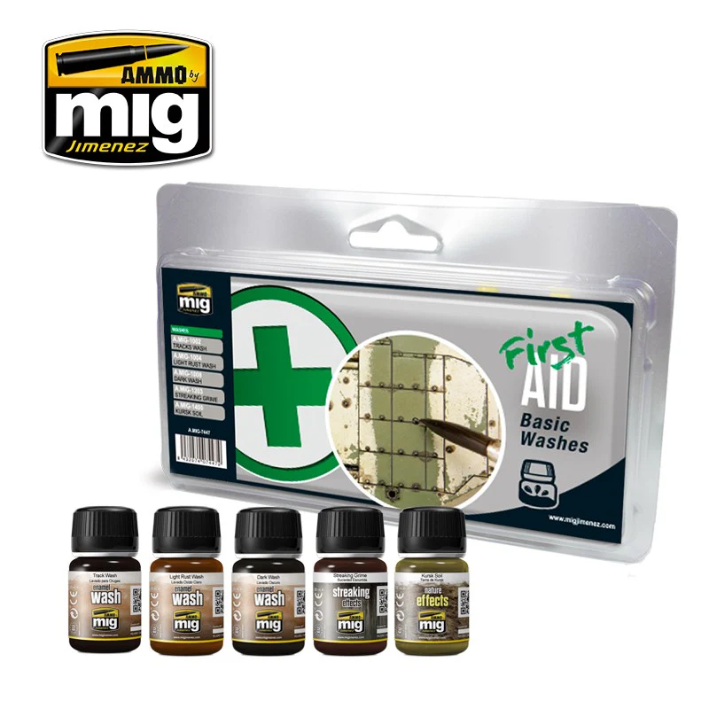 Ammo by Mig Basic Washes (First Aid)