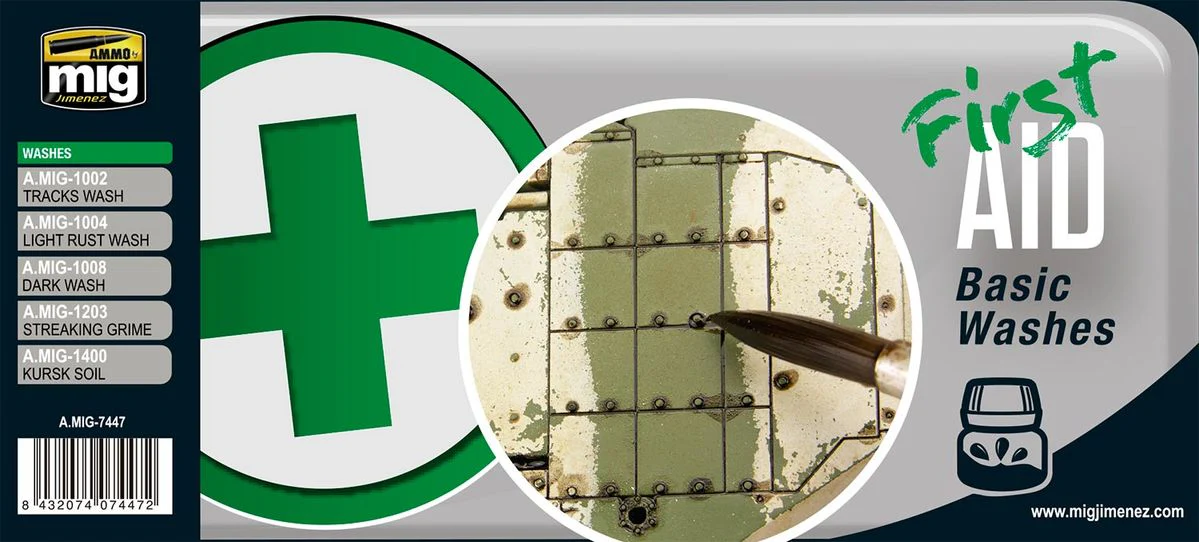 Ammo by Mig Basic Washes (First Aid) - Image 2