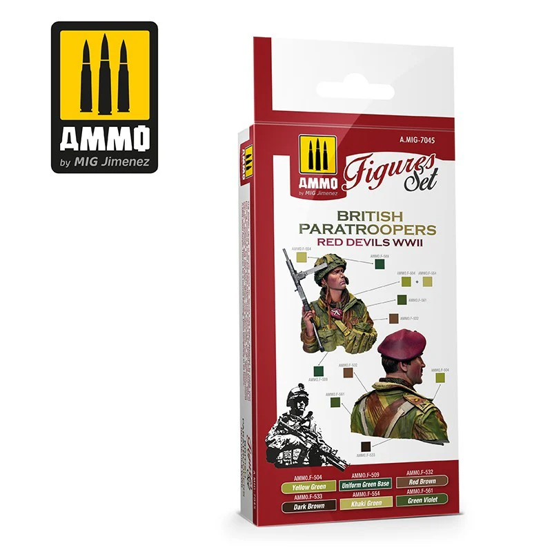 Ammo by MIG British Paratroopers Red Devils WWII Paint set - Image 2