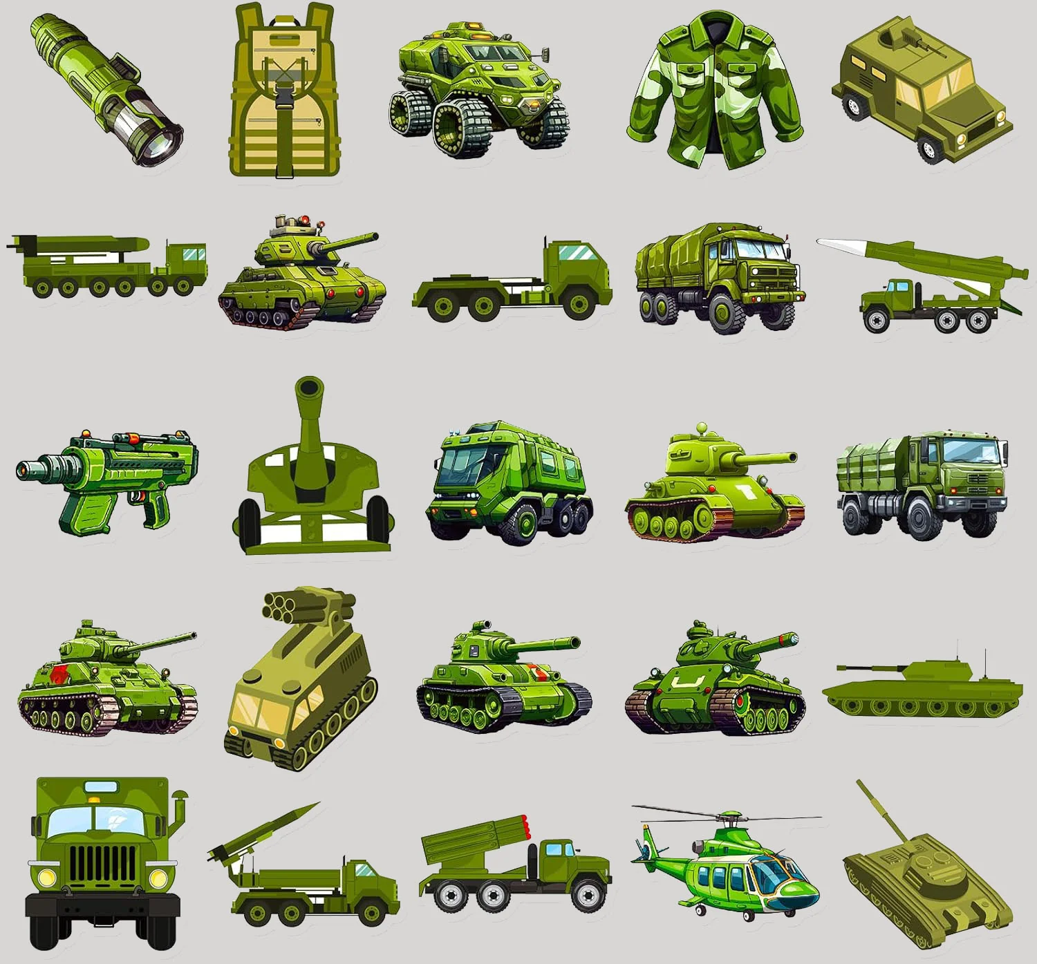 Army Stickers Set of 50 - Image 3