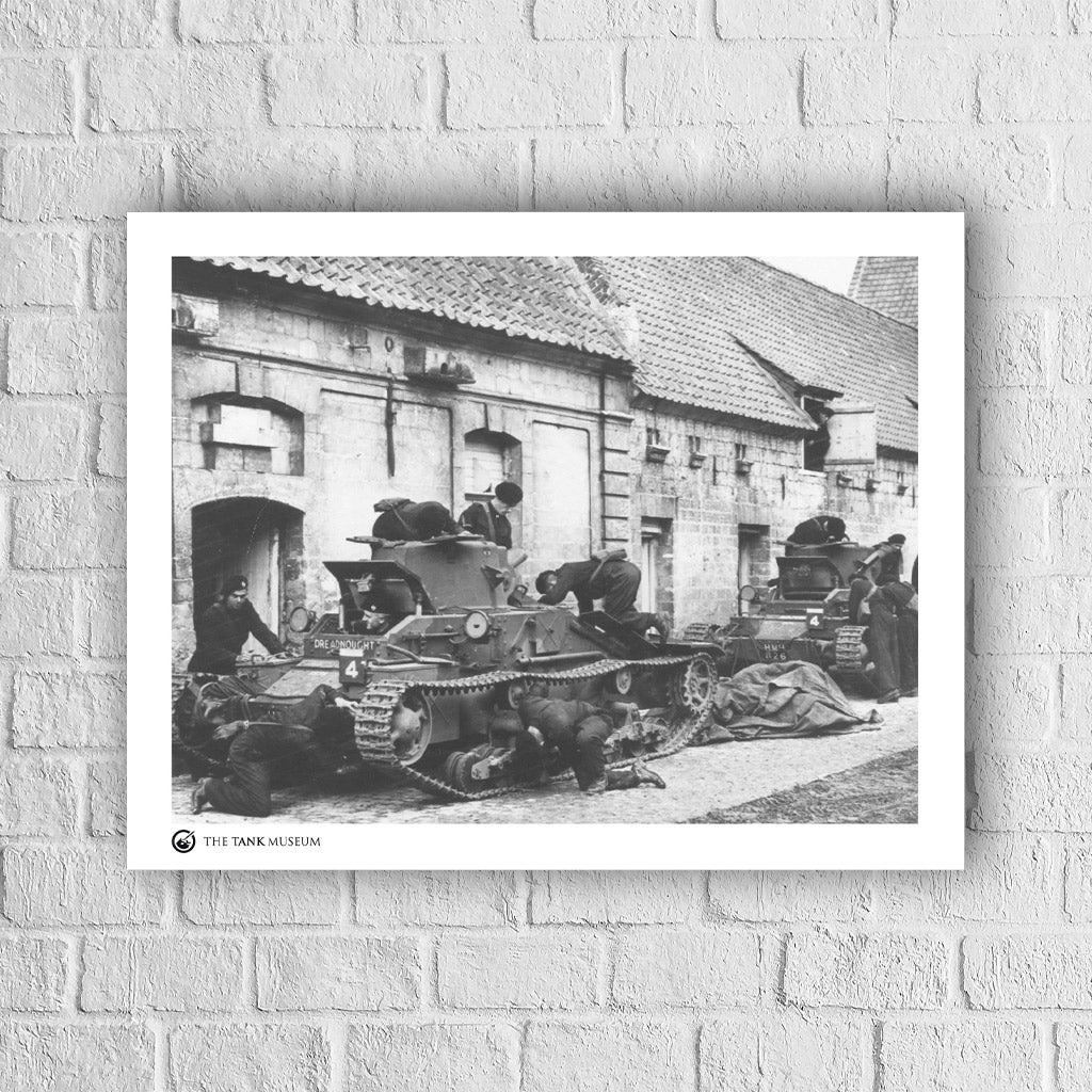 Art Print: A11 Matilda 4RTR in France 1940 - Image 4