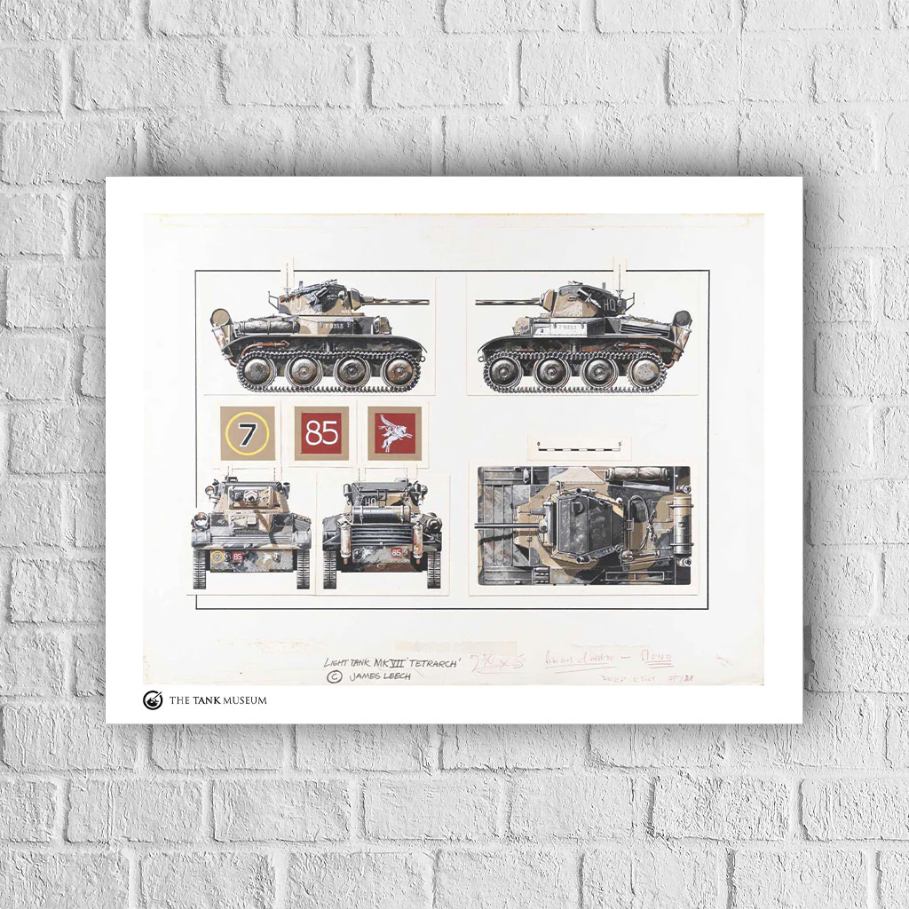 Art Print: A17 Tetrarch Tank - Image 4