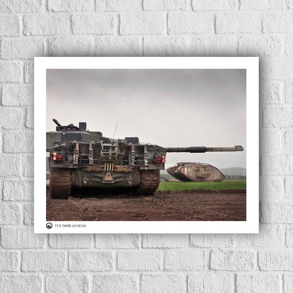 Art Print: ATDU Challenger 2 with MKIV Replica Tank - Image 4