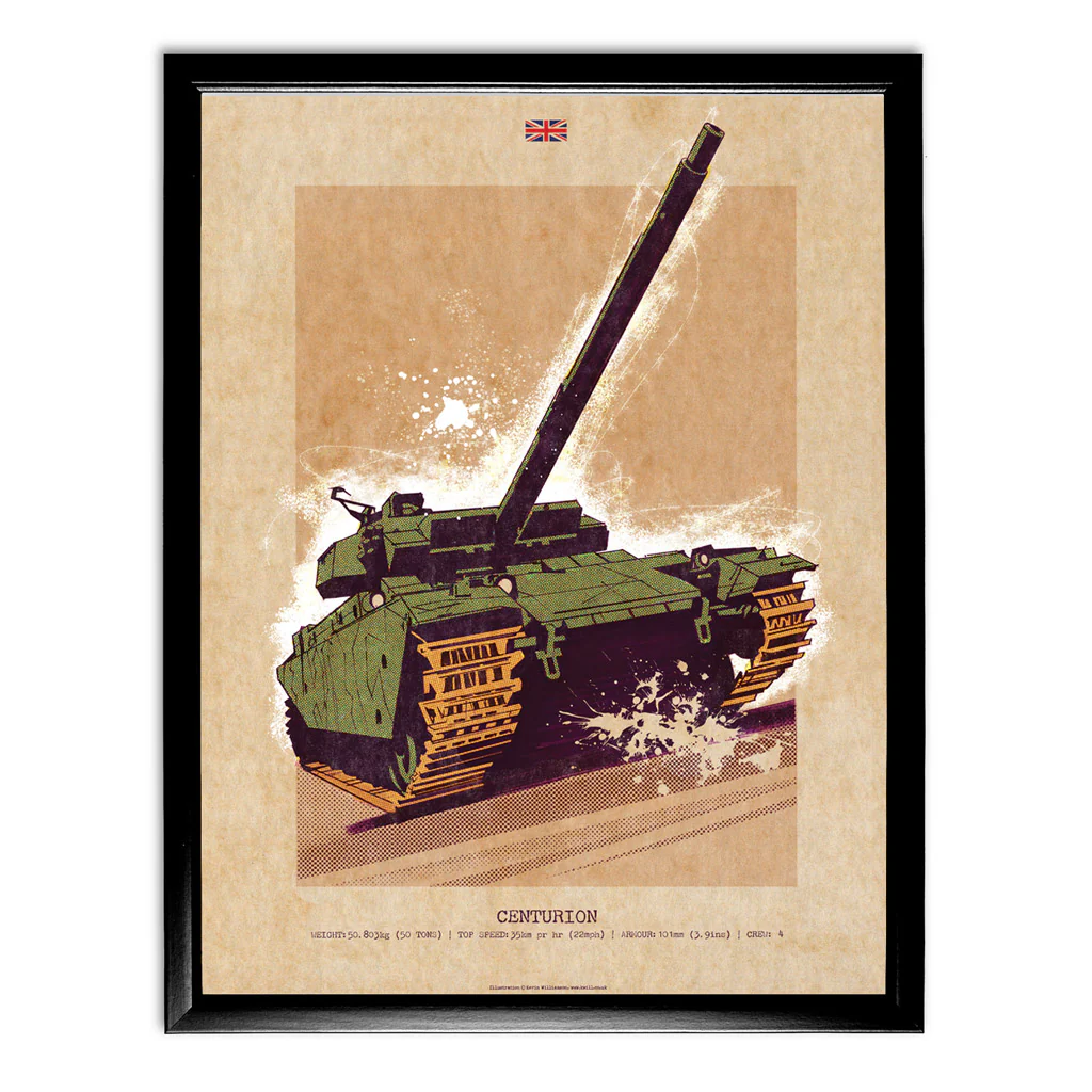 Art Print: Centurion Tank Print - Image 3