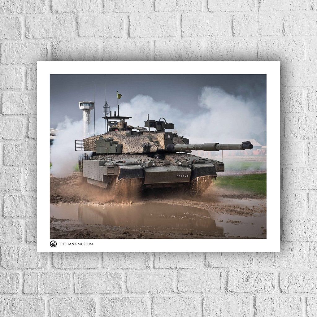 Art Print: Challenger 2 Megatron Tank with Smoke - Image 4