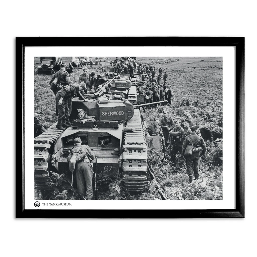 Art Print: Churchill Mk II 43RTR Tank - Image 2
