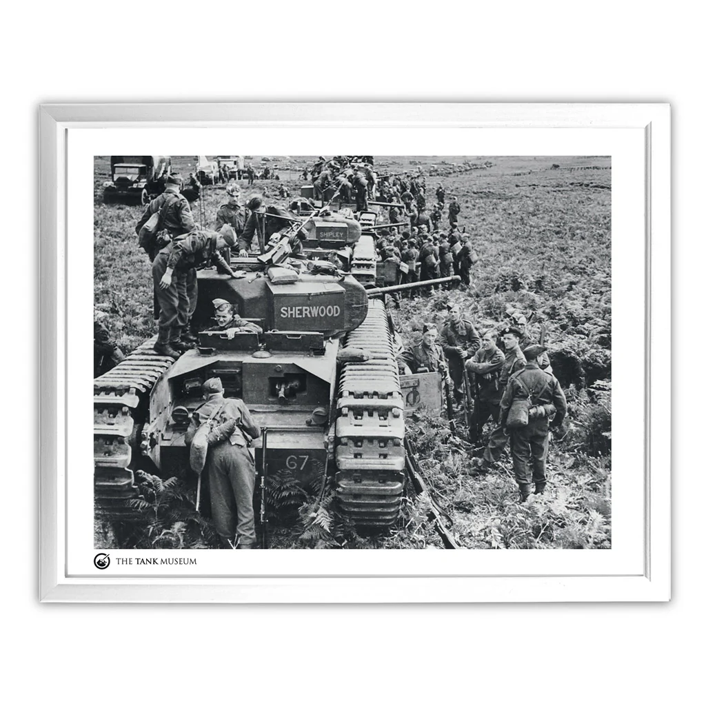 Art Print: Churchill Mk II 43RTR Tank - Image 3