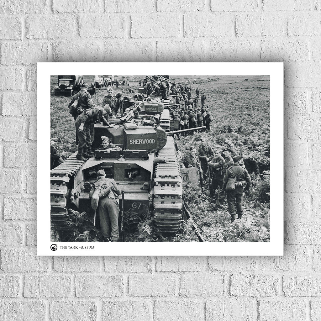 Art Print: Churchill Mk II 43RTR Tank - Image 4