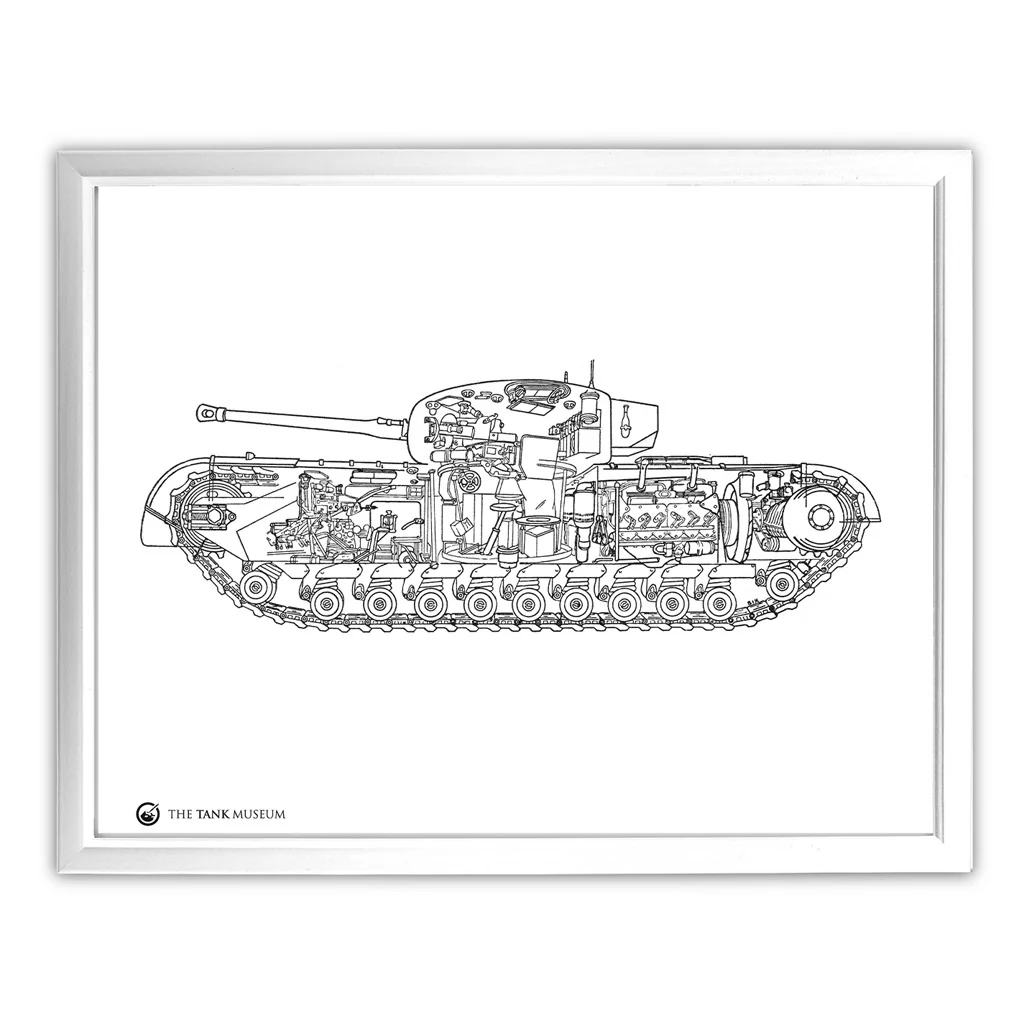 Art Print: Churchill Mk IV Tank - Image 3
