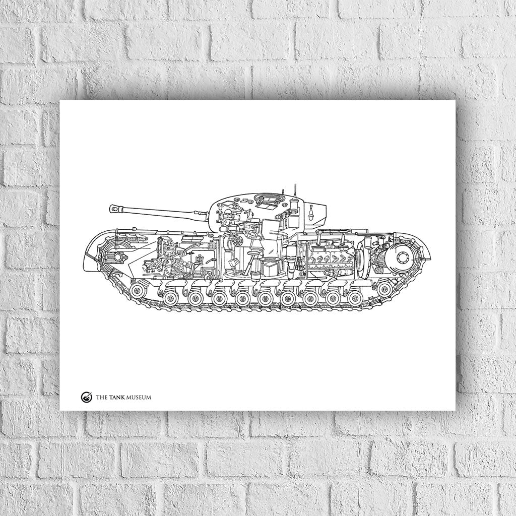 Art Print: Churchill Mk IV Tank - Image 4