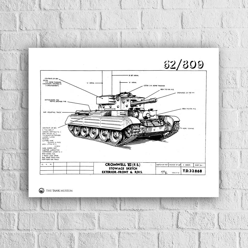 Art Print: Cromwell VI Tank Stowage - Image 4