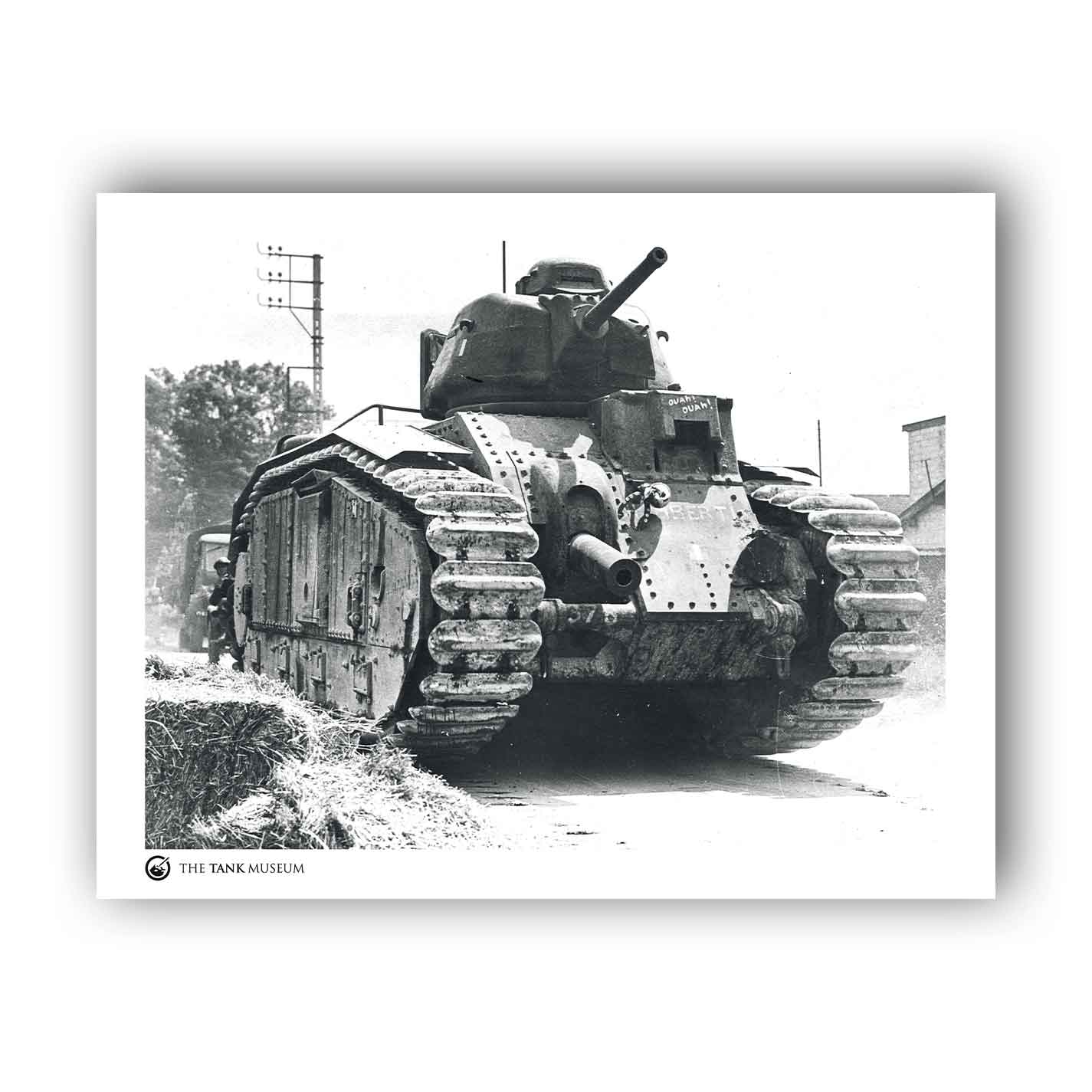Art Print: French Char B1 Bis Tank