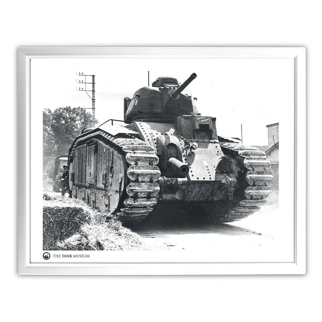 Art Print: French Char B1 Bis Tank - Image 3