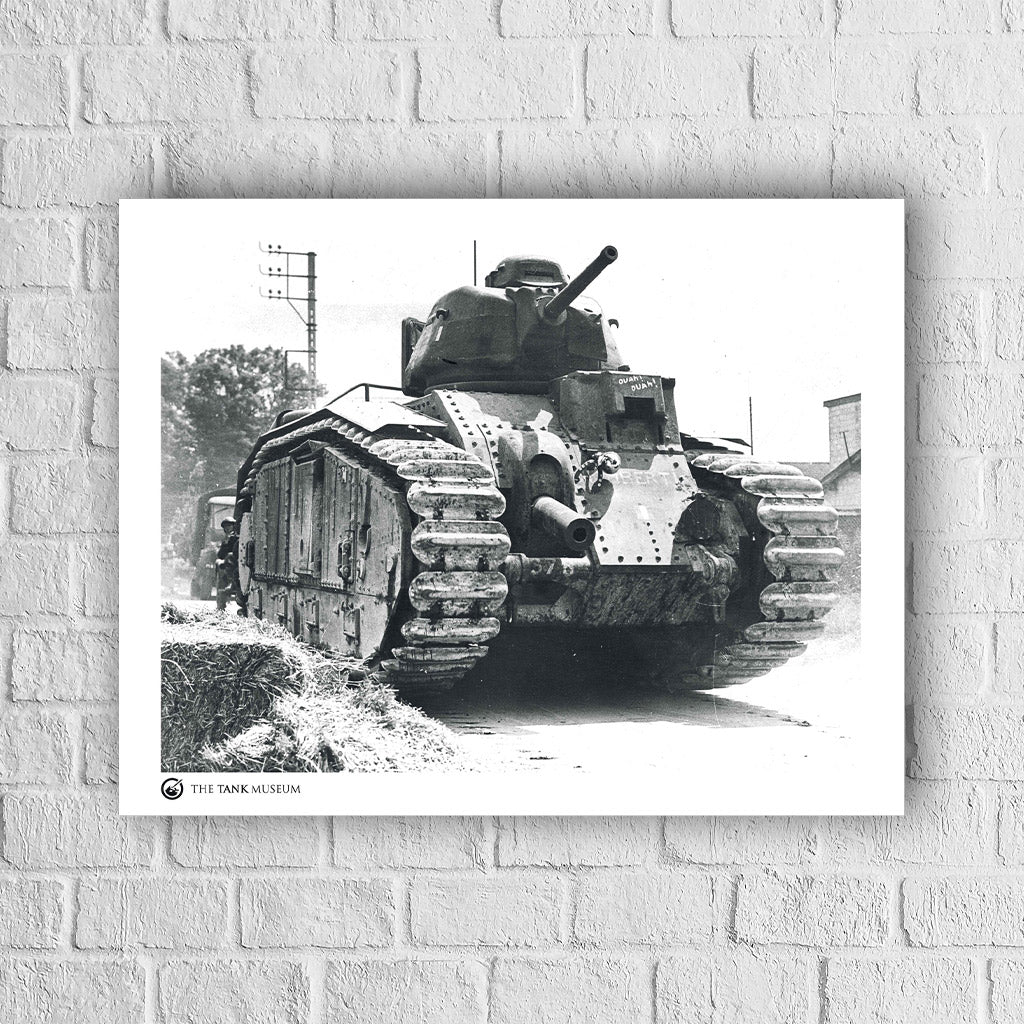 Art Print: French Char B1 Bis Tank - Image 4