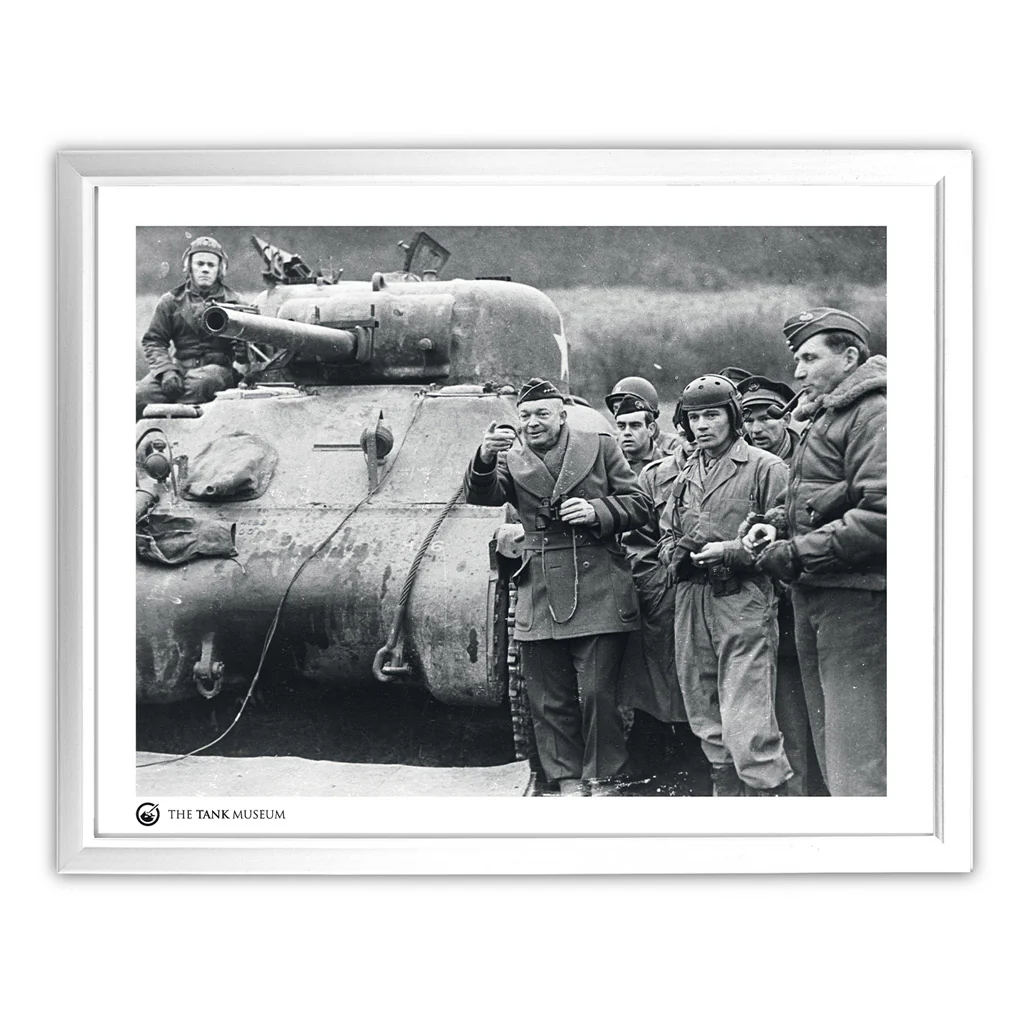 Art Print: General Eisenhower & M4A1 Sherman - Image 3