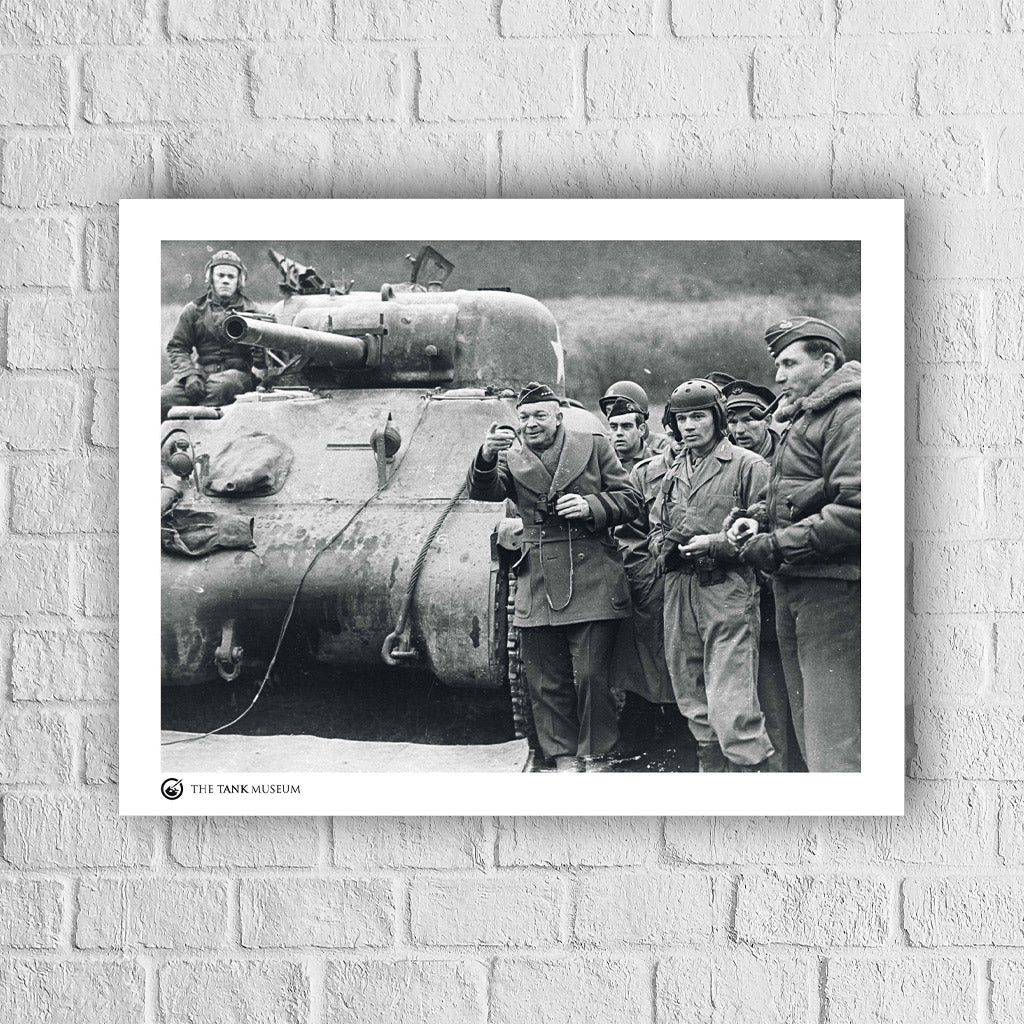 Art Print: General Eisenhower & M4A1 Sherman - Image 4