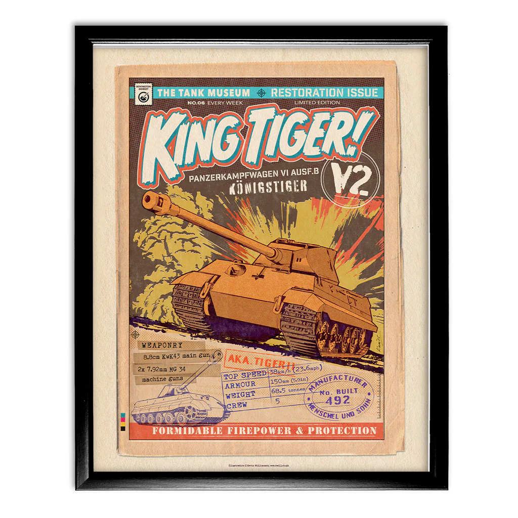Art Print: King Tiger Comic Print - Image 4