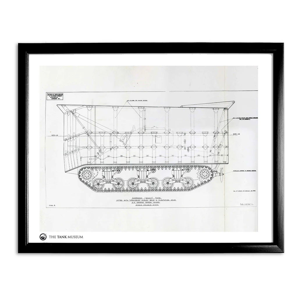 Art Print: M4A2 Sherman III DD Tank - Screen - Image 2