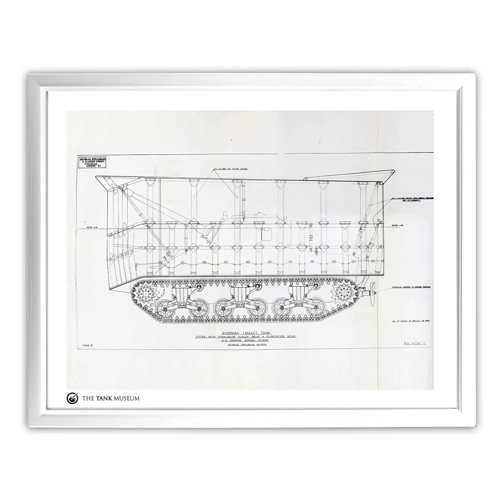 Art Print: M4A2 Sherman III DD Tank - Screen - Image 3