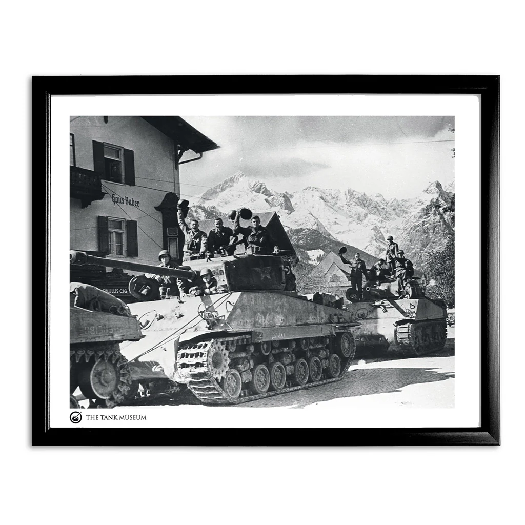 Art Print: M4A3 Shermans US 10th Armoured Division - Image 2