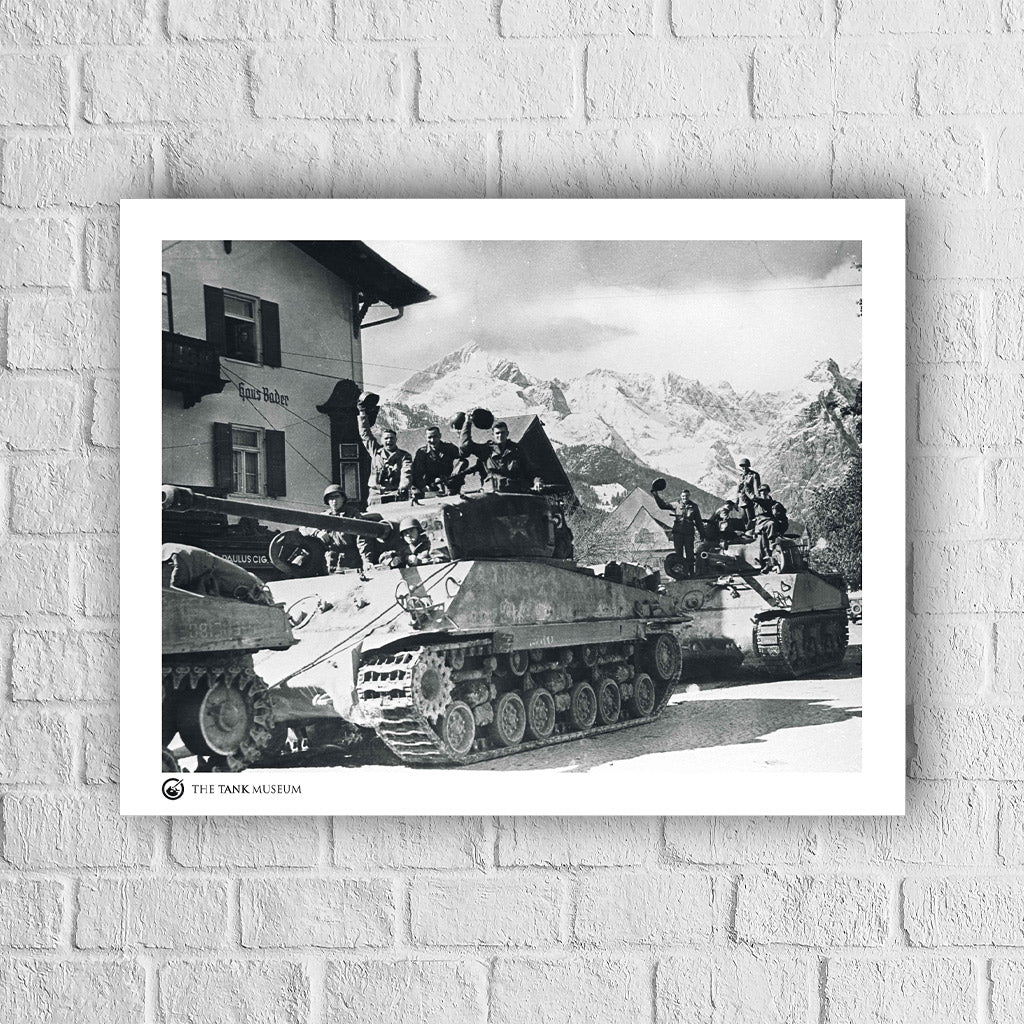 Art Print: M4A3 Shermans US 10th Armoured Division - Image 4