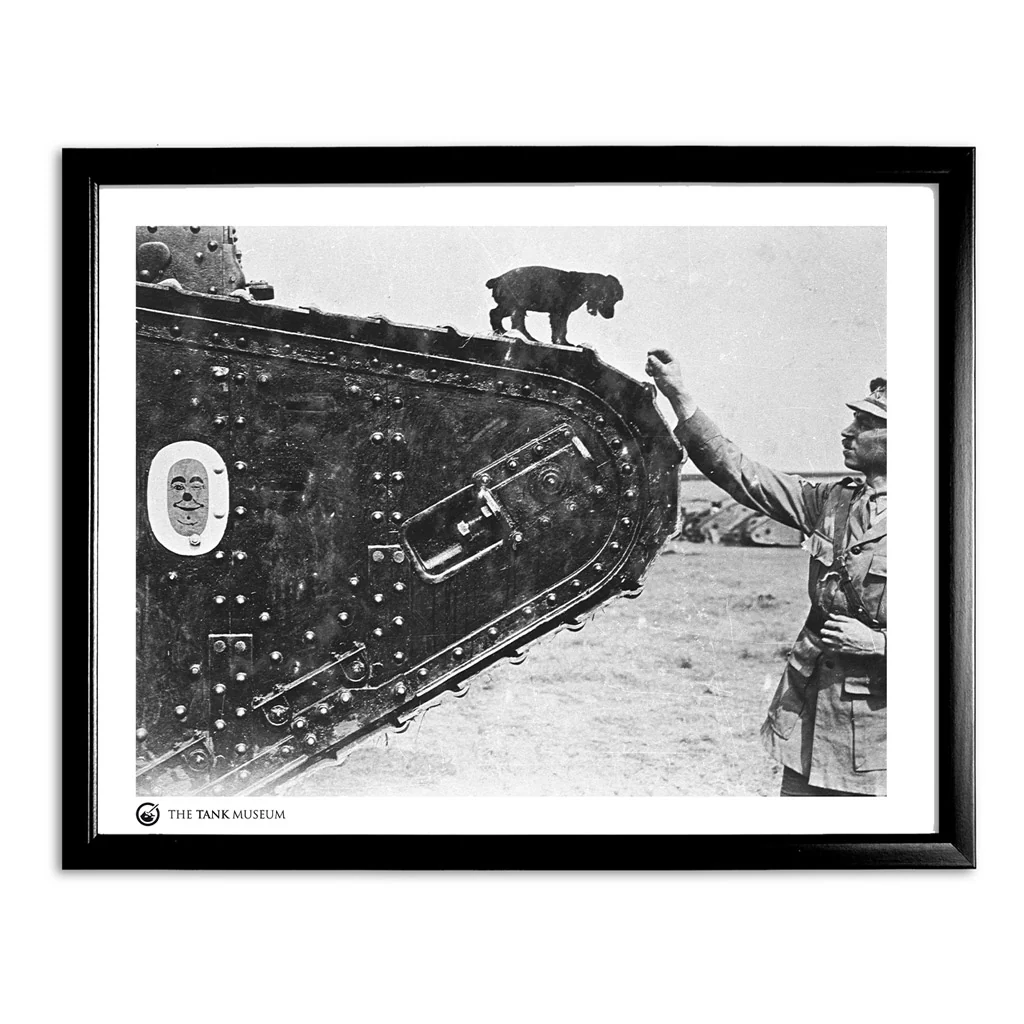 Art Print: Mark IV F10 & Capt Atherton and Dog - Image 2