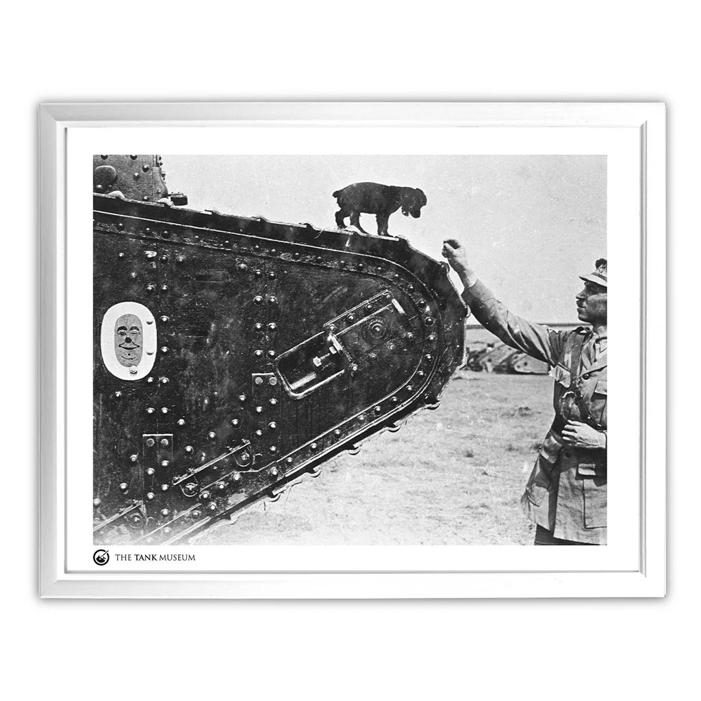 Art Print: Mark IV F10 & Capt Atherton and Dog - Image 3