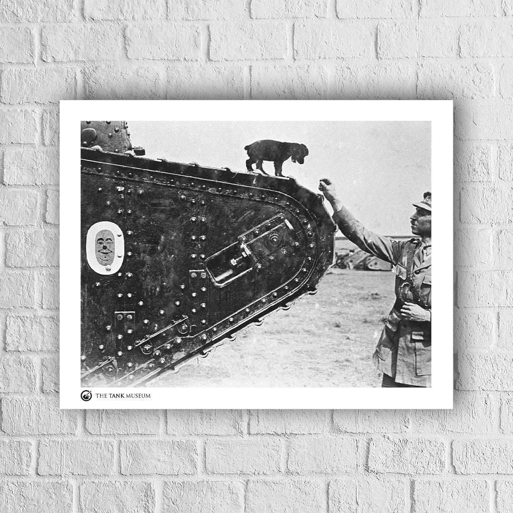 Art Print: Mark IV F10 & Capt Atherton and Dog - Image 4