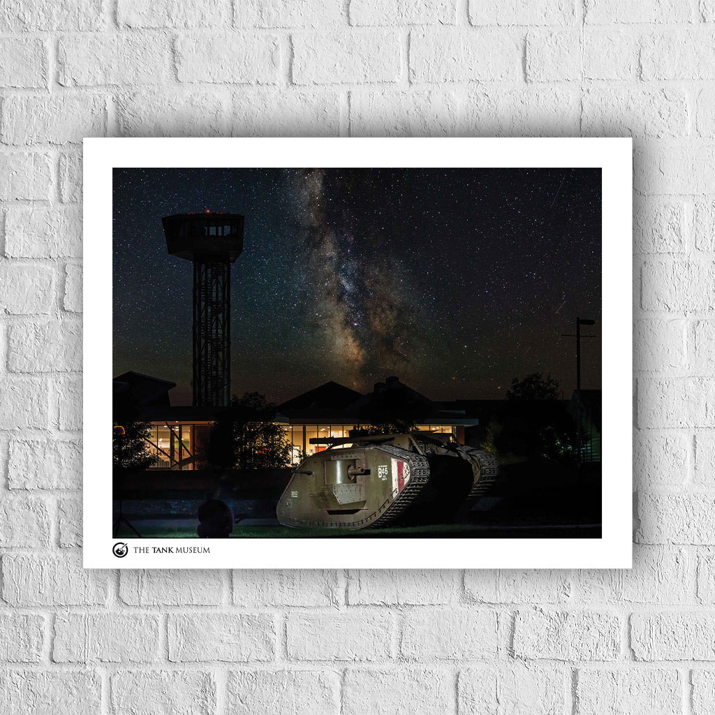 Art Print: Mark IV Replica Tank at Night - Image 4