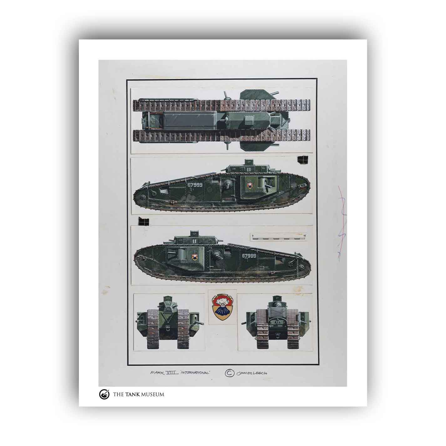 Art Print: MK VIII International Tank