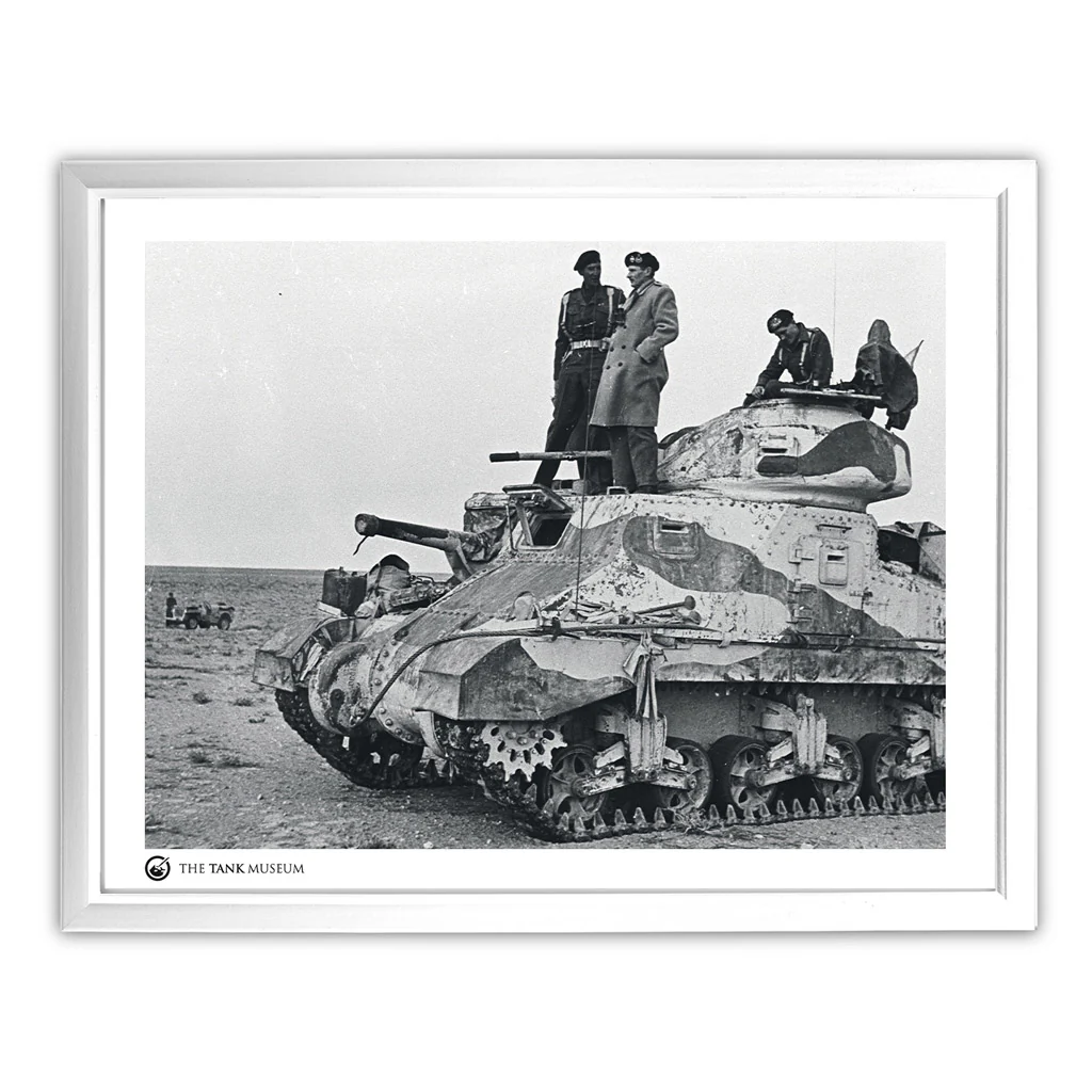 Art Print: Monty on an M3 Grant North America - Image 3