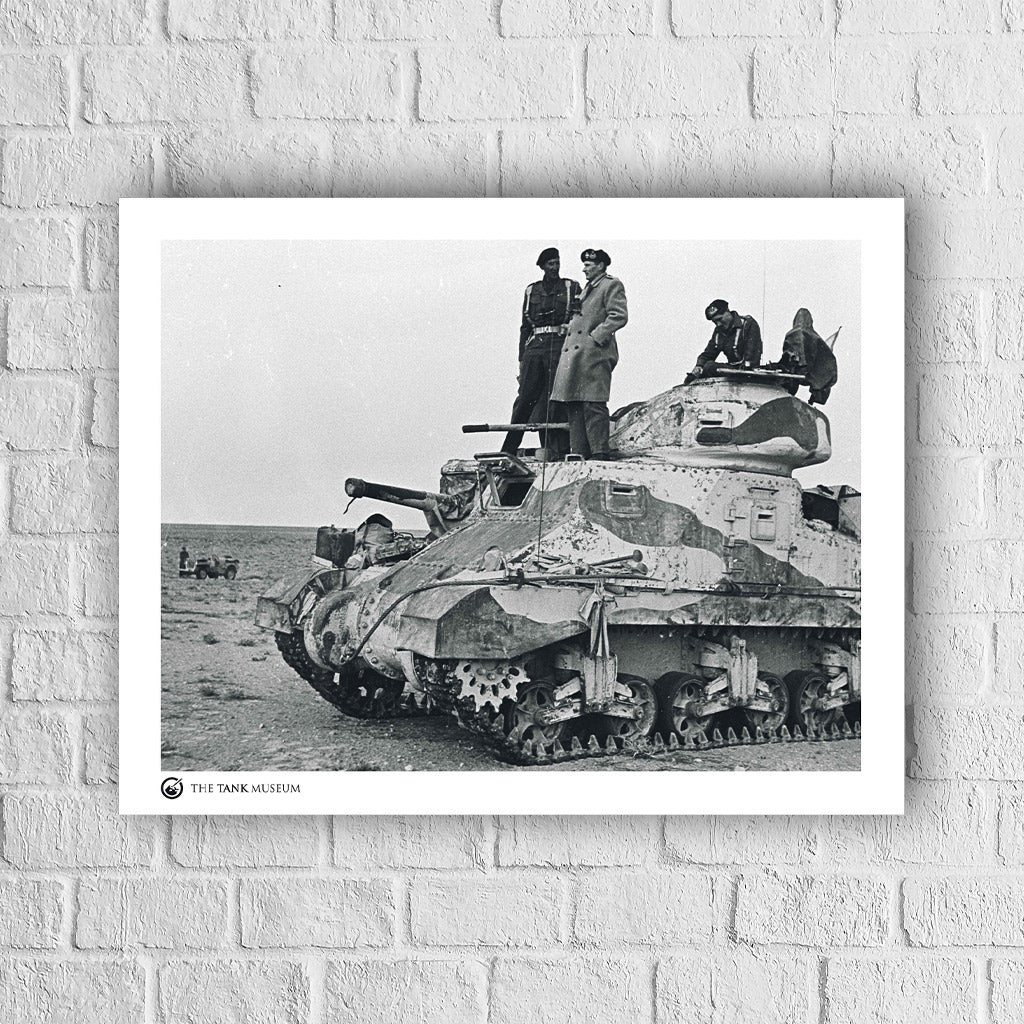 Art Print: Monty on an M3 Grant North America - Image 4