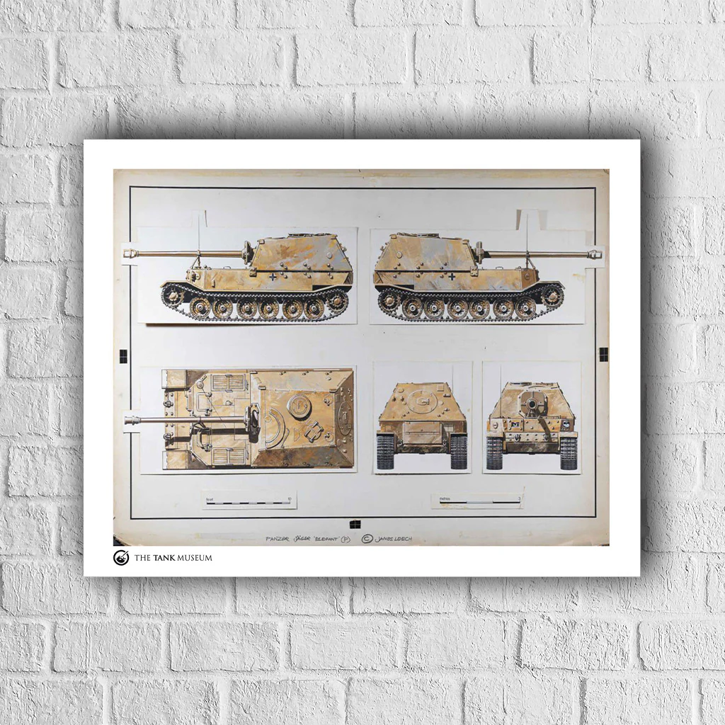 Art Print: Panzerjager Elefant Tank - Image 4
