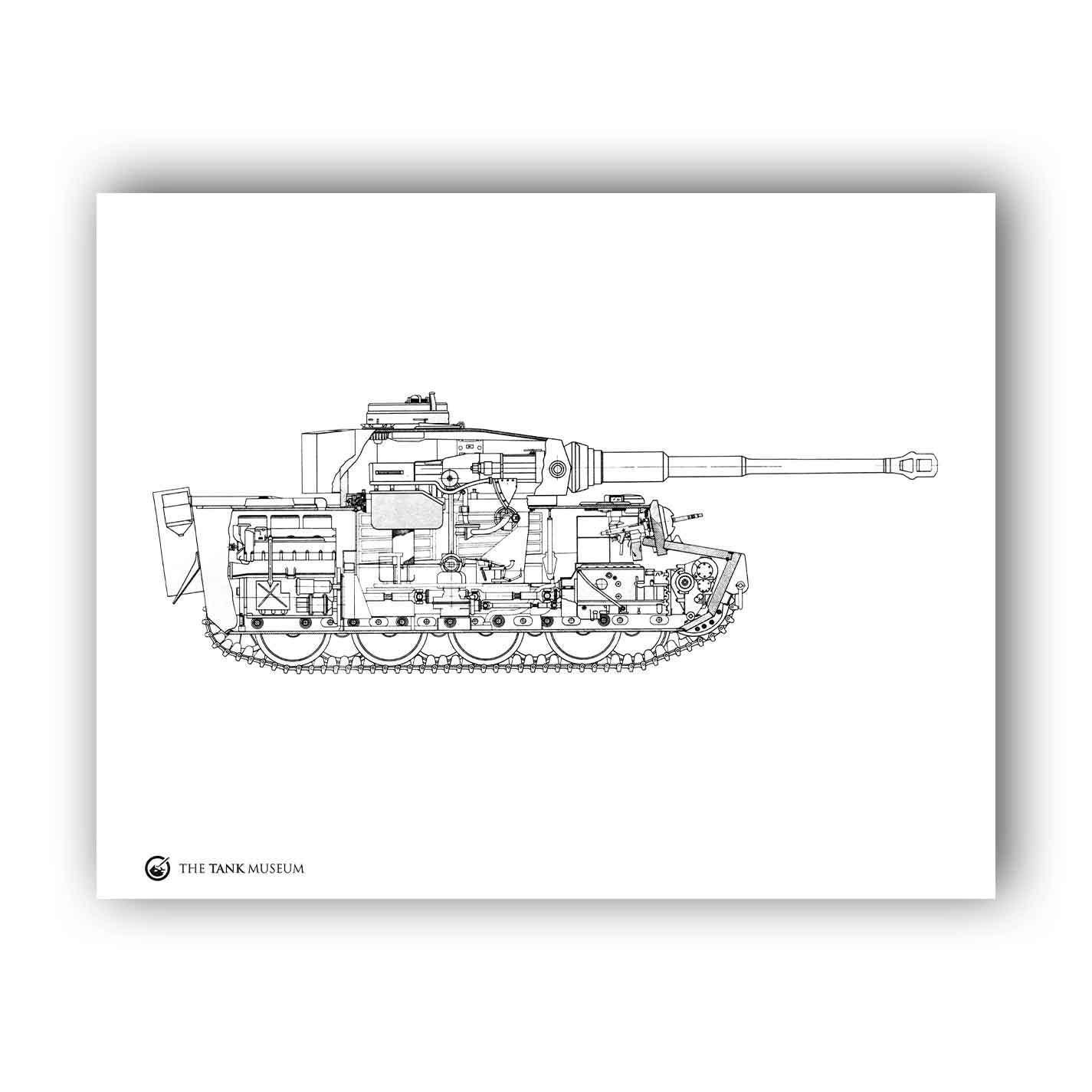 Art Print: PzKpfw Tiger Tank