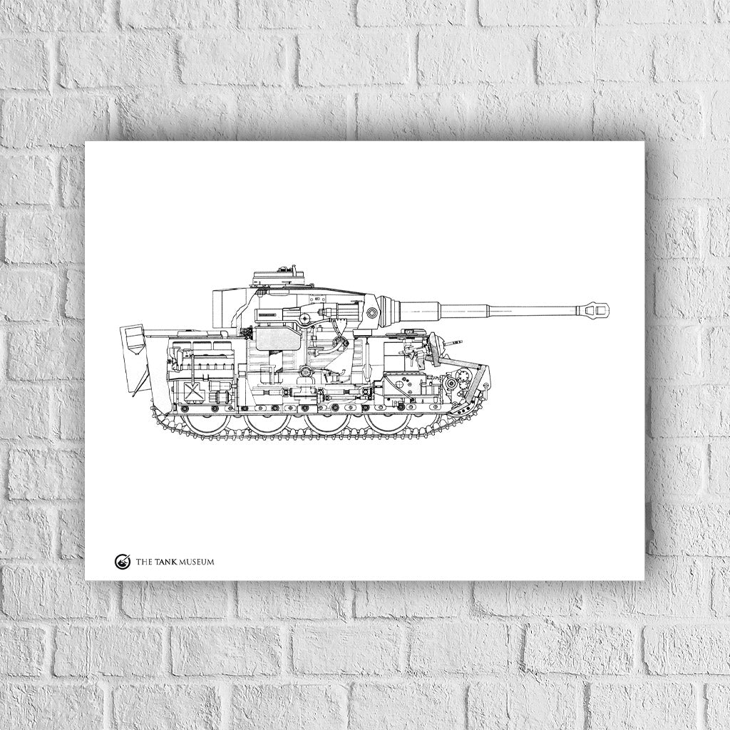 Art Print: PzKpfw Tiger Tank - Image 4