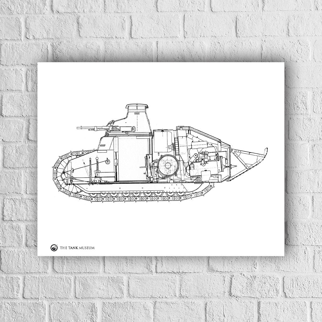 Art Print: Renault FT17 Tank - Image 4