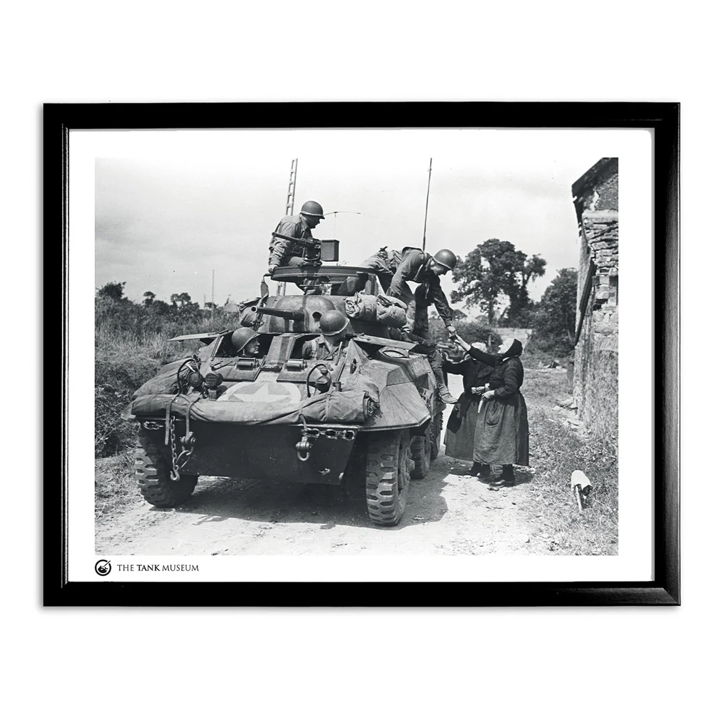 Art Print: Second World War American M8 Greyhound - Image 2