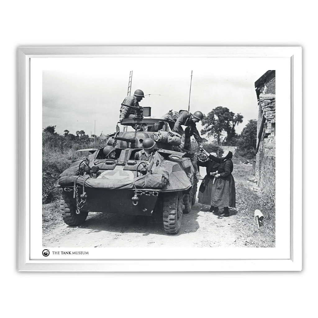 Art Print: Second World War American M8 Greyhound - Image 3