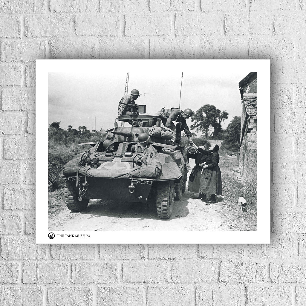 Art Print: Second World War American M8 Greyhound - Image 4
