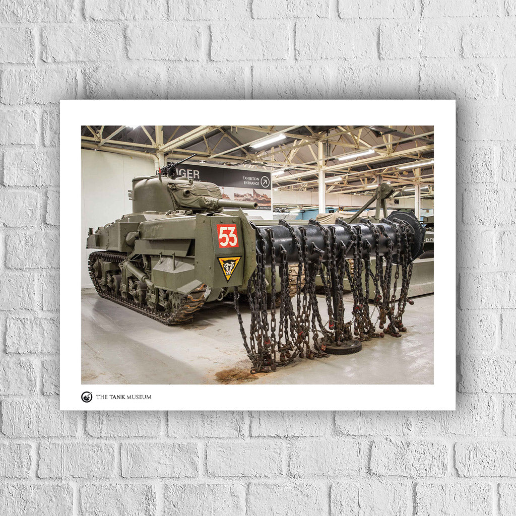 Art Print: Sherman Crab Flail Mk IV Tank - Image 4
