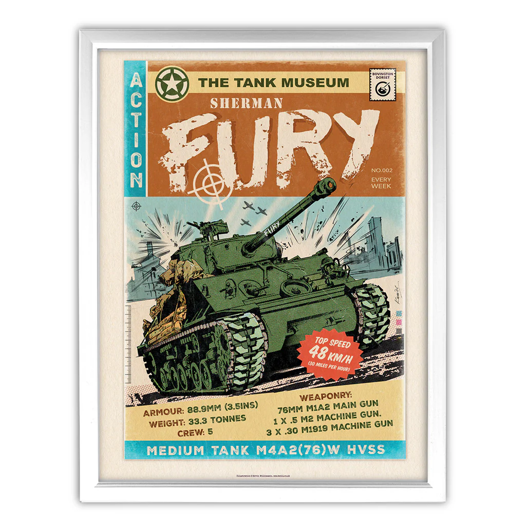 Art Print: Sherman Fury Comic Print - Image 2