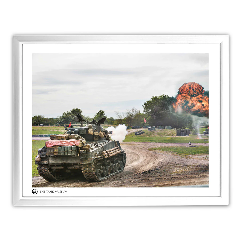 Art Print: Sherman Fury Tank Firing - Image 3
