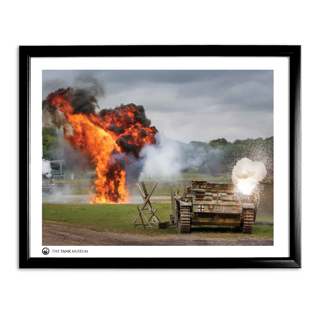 Art Print: Sherman Fury vs StuG III Tanks - Image 2