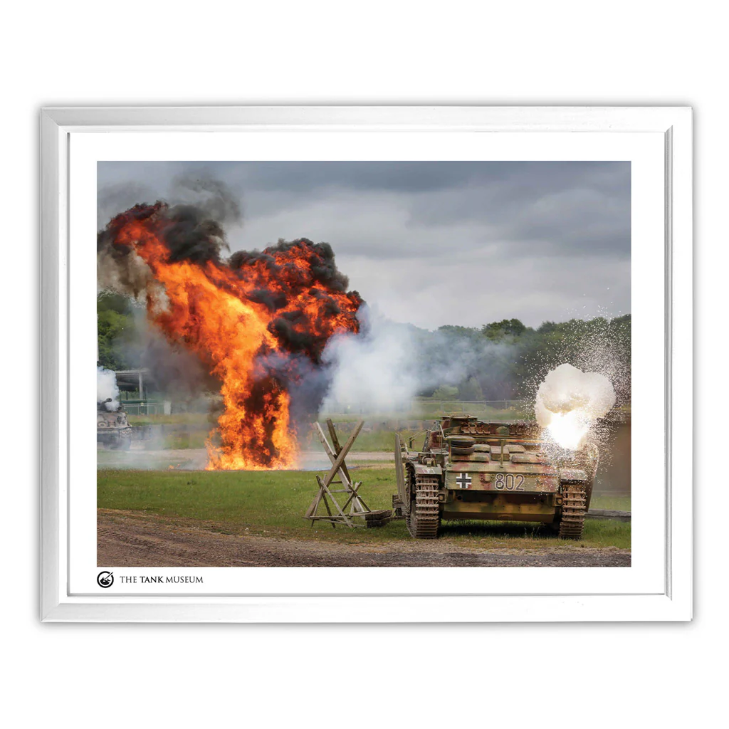 Art Print: Sherman Fury vs StuG III Tanks - Image 3