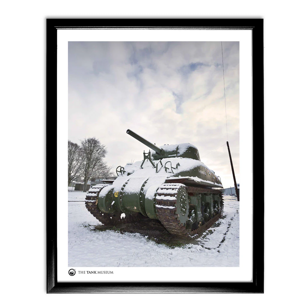 Art Print: Sherman Grizzly Tank in Snow - Image 2
