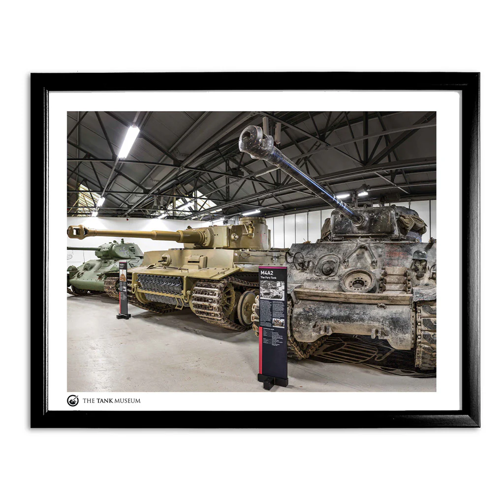 Art Print: T-34-7, Tiger 131 and Sherman Fury - Image 2